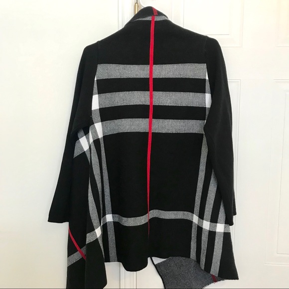 Checkered shawl jacket - Picture 4 of 6